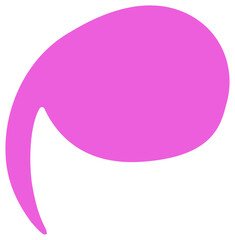 Colorful speech bubble