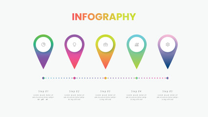 timeline infographics design