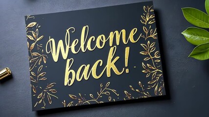 Welcoming atmosphere with beautiful decorations for a special return celebration Generative AI