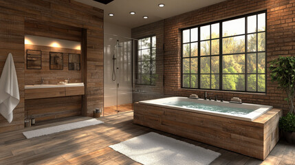 Fototapeta premium interior design trends for 2025 in various countries focusing on stylish and functional bathroom spaces.