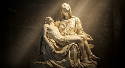 Piet?:  A Marble Masterpiece of Sorrow and Faith