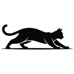silhouette of a cat