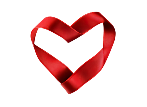 Heart red tape