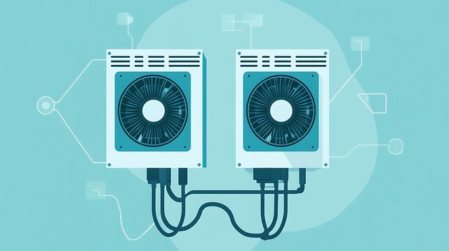 Dual Mining Rigs with Tech Background.