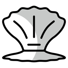 Sea Shell  Icon Element For Design