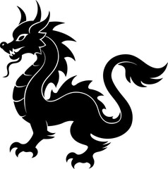 vector illustration of a dragon