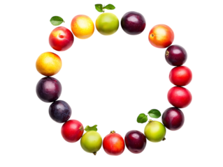 Vibrant pluot fruits great for healthy snacking