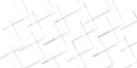 abstract background with white lines. White floor tiles abstract layers smooth 3d shadow vector design wallpaper. abstract white geometric background	