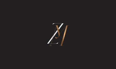 ZM, MZ , M , Z , Abstract Letters Logo Monogram	