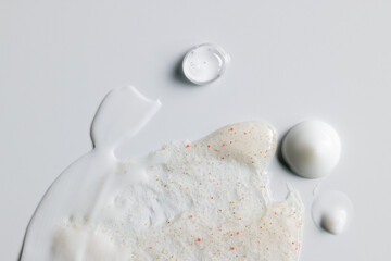 Fototapeta premium various cosmetic creams and products