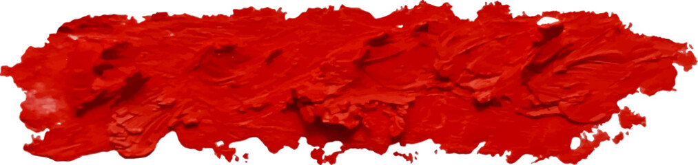 Fototapeta premium red paint oil pastel