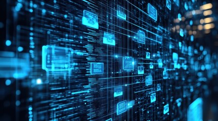 Illustrate metadata tagging and taxonomy structures with an image depicting the application of these concepts to digital files, showcasing organized data for efficient retrieval and management.