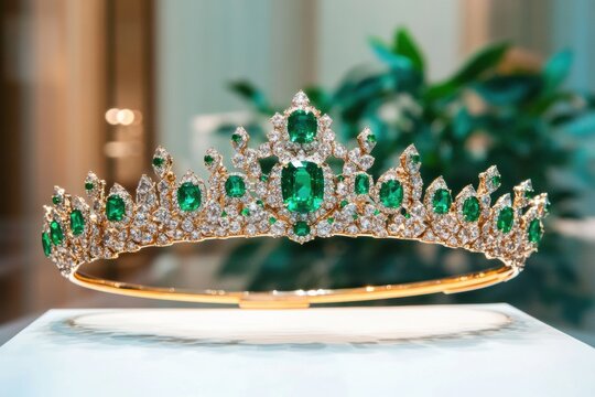 King Crown Jewels Displayed in the Louvre Museum, Paris, France - February 15, 2018