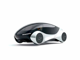 Futuristic hoverbike concept with anti-gravity system, aerodynamic design, carbon body, and cinematic lighting, fully isolated