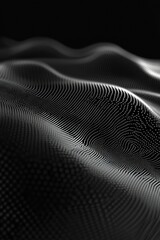 Abstract digital wave pattern