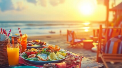 Sunset Beach Seafood Dinner: A Tropical Paradise Feast
