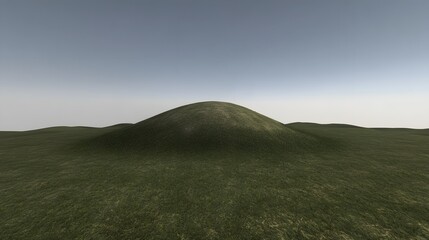 Rolling Green Hills Landscape Nature Scene