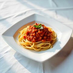 Spaghetti with meat sauce