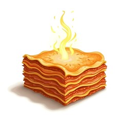 spaghetti with fire