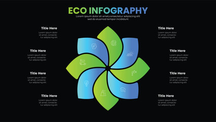 Ecology infographics design
