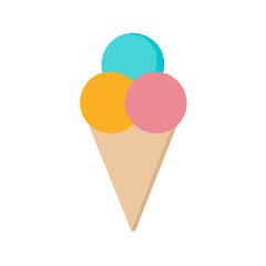 colorful ice cream