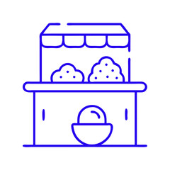 vector illustration of a cake
