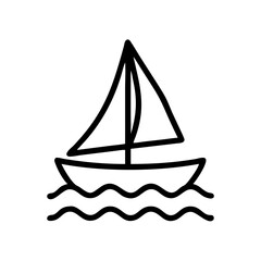 ship on the sea