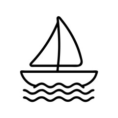 sailing ship vector illustration