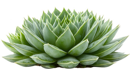 Obraz premium Detailed Close Up of a Stunning Green Succulent Plant on Black Backdrop