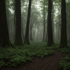 Obraz premium Into the Heart of the Woods