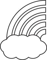 Rainbow Outline