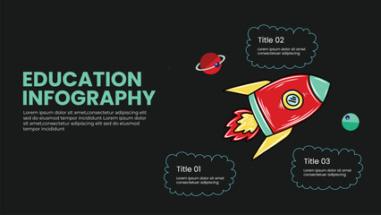 Education infographics design