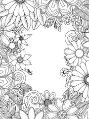 Artistic Floral Pattern Illustration