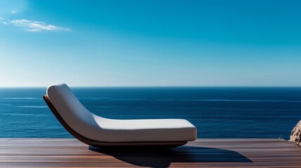 Fototapeta premium chair on the beach