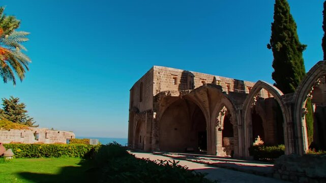 Bellapais Monastery in Beylerbeyi village, Cyprus