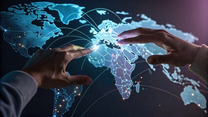 Global communication concept
