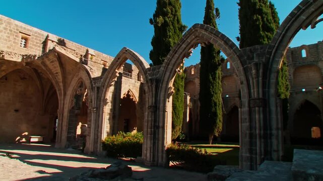Bellapais Monastery in Beylerbeyi village, Cyprus