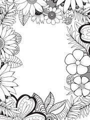 Intricate Botanical Mandala Design