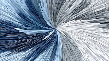 Abstract Blue and White Swirling Lines Dynamic 3D Texture Modern Art Background