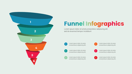 funnel infographics design 