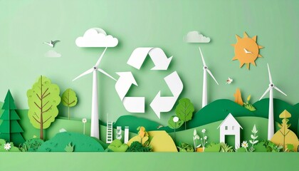 Simple Daily Actions Protect Environment Infographic