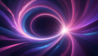 Obraz premium An abstract and colorful representation of a swirling light vortex with bright rays radiating outwards.