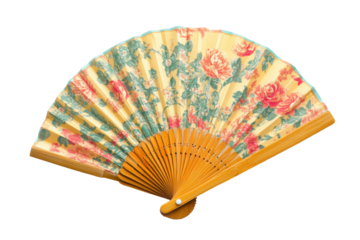 vintage fan design isolated on white