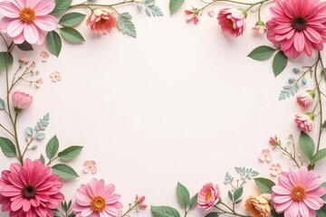 Subtle floral motifs arranged in squares, pastel tones, delicate, art