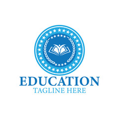 Education logo design template