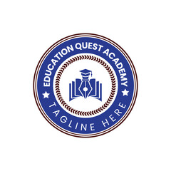 Education logo design template