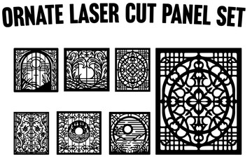 Ornate Laser Cut Panel Bundle