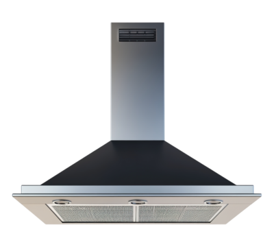 A black and silver ventilator with a silver top