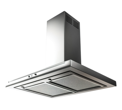 A silver ventilator with a black top