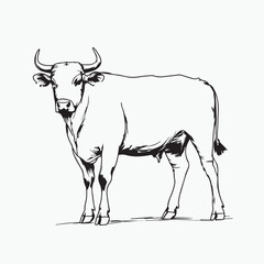 cow vector illustration